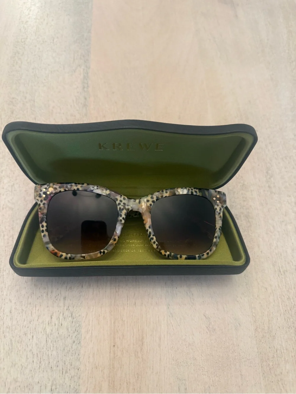 KREWE Adele Cat-Eye Sunglasses in Tortoiseshell and Brown Gradient